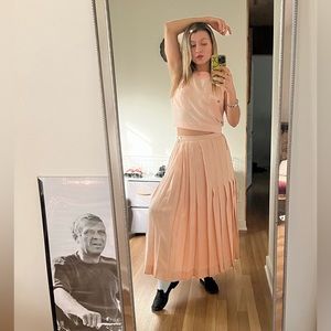 Chanel pretty in pink skirt